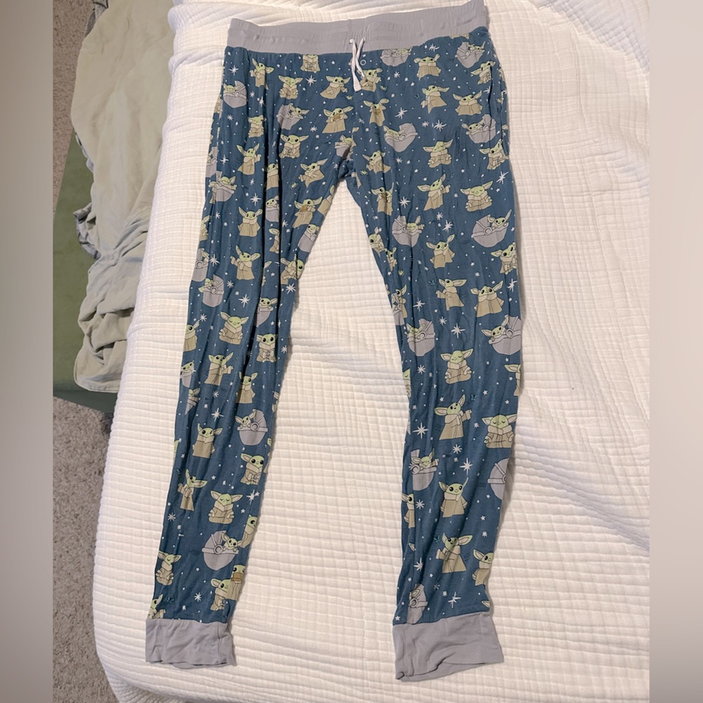 Little Sleepies women’s pajama joggers :: Star Wars baby Yoda / Grogu!